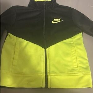 Nike Black and Bright Yellow Jacket